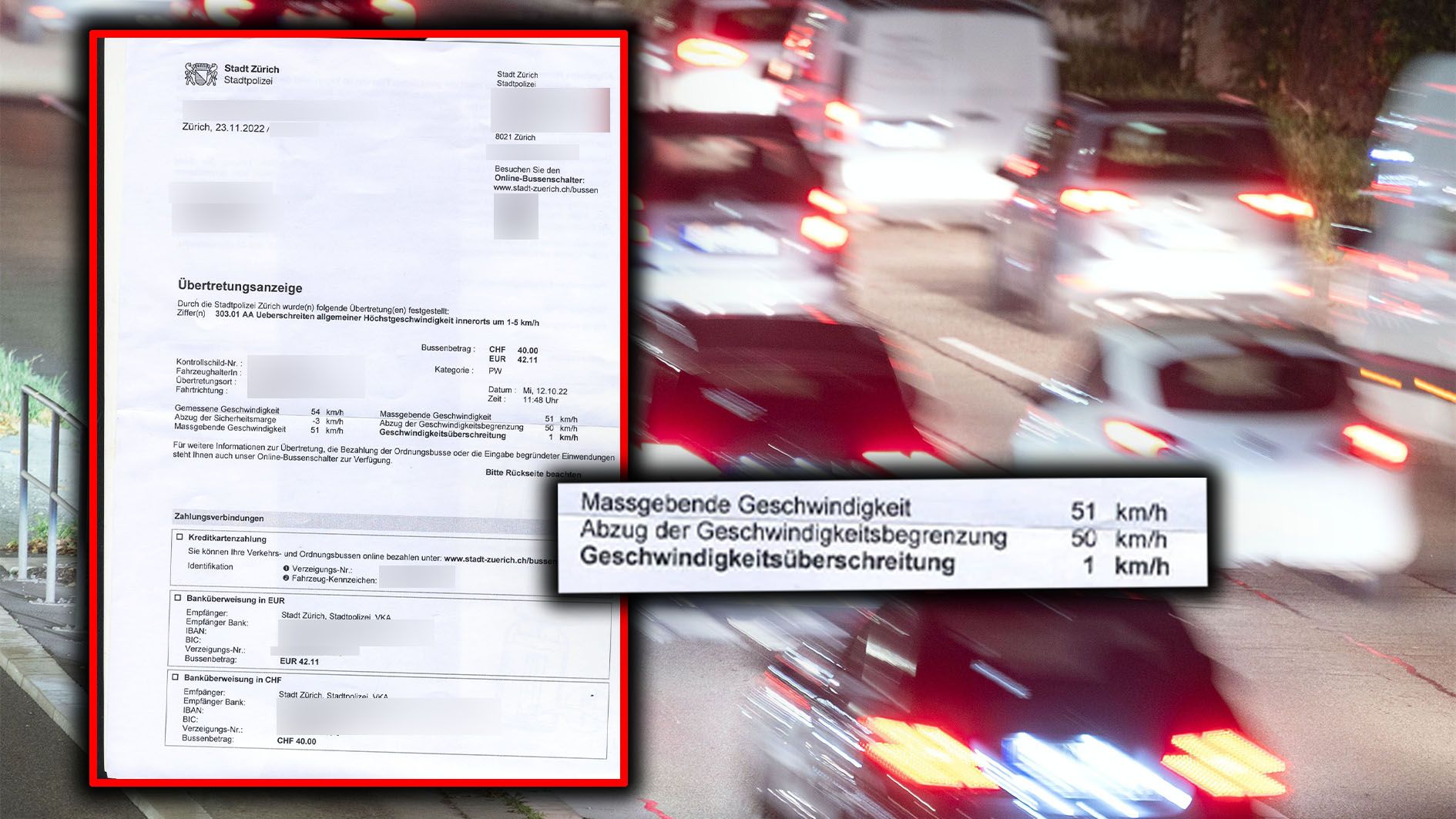 Wegen einer Geschwindigkeitsüberschreitung von einem Kilometer pro Stunde muss ein Burgenländer blechen. 