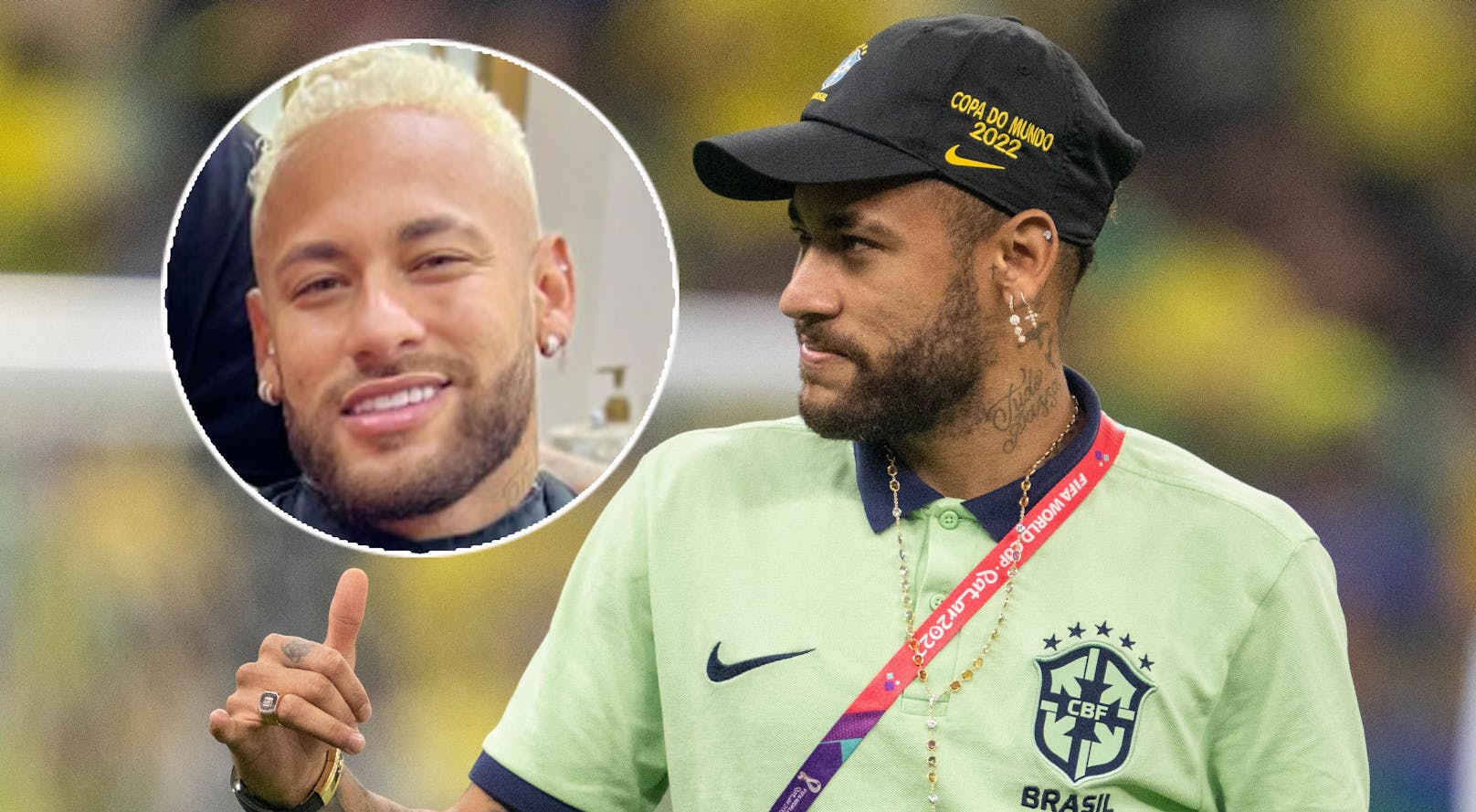 Neymar zeigt seine neue Frisur