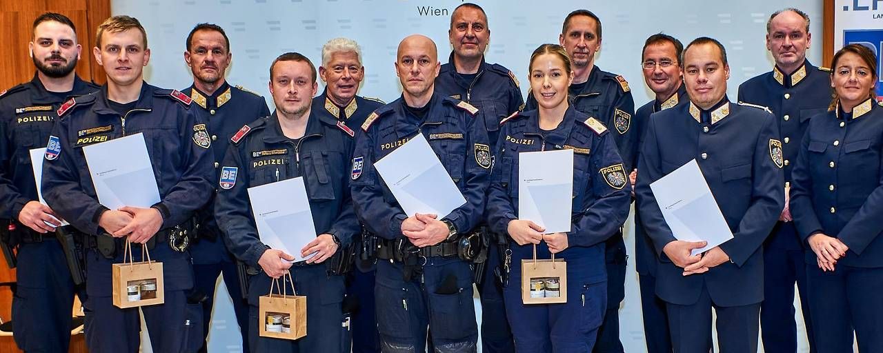 Am Montag wurden zehn Jahre Wiener Bereitschaftseinheit gefeiert.