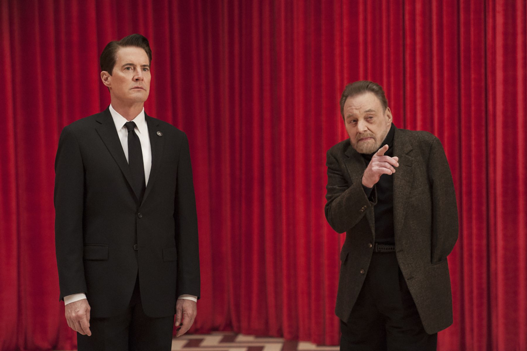  Kyle MacLachlan mit Al Strobel