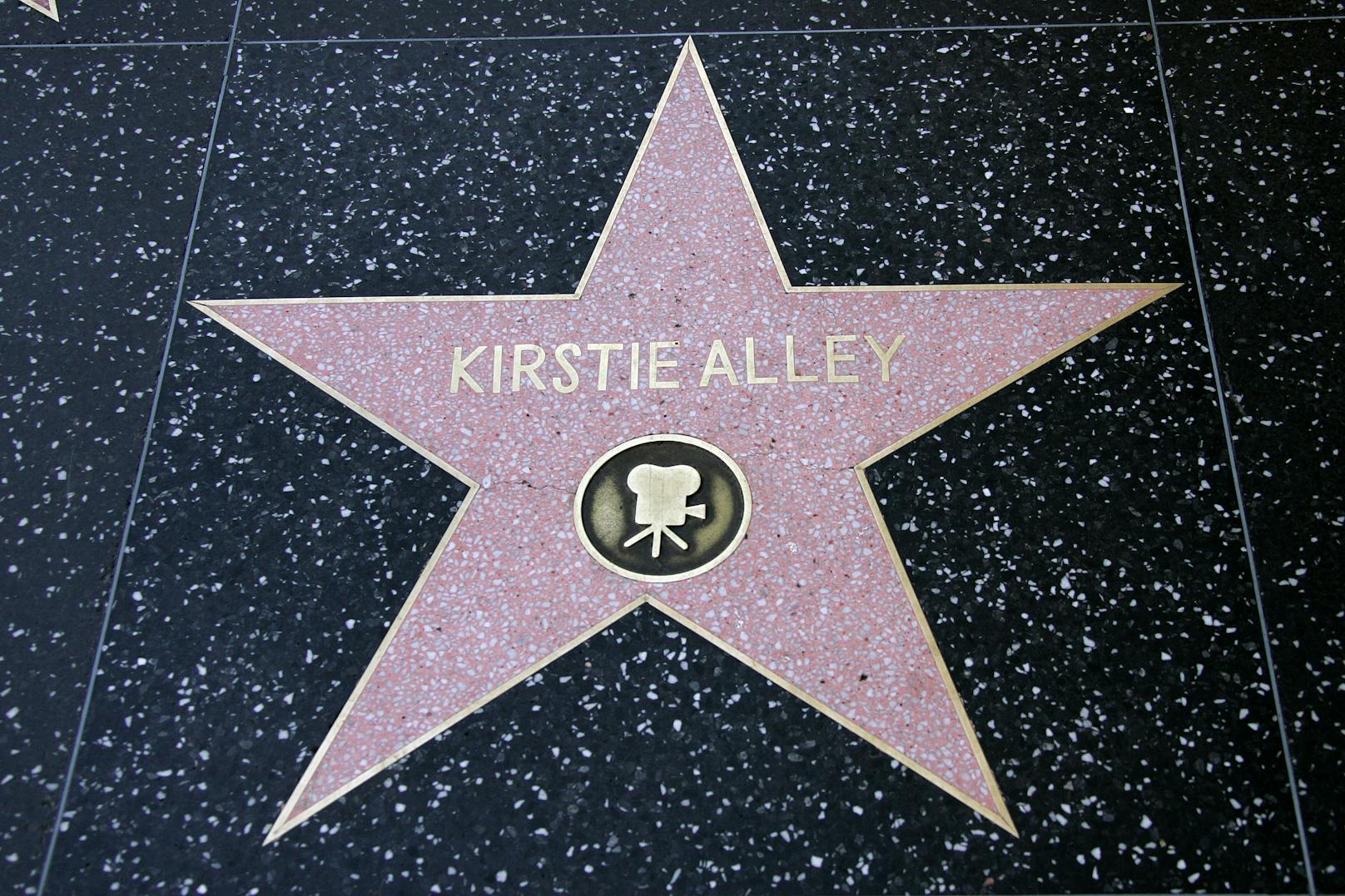 Kirstie Alley hatte einen Stern am Hollywood Walk of Fame.