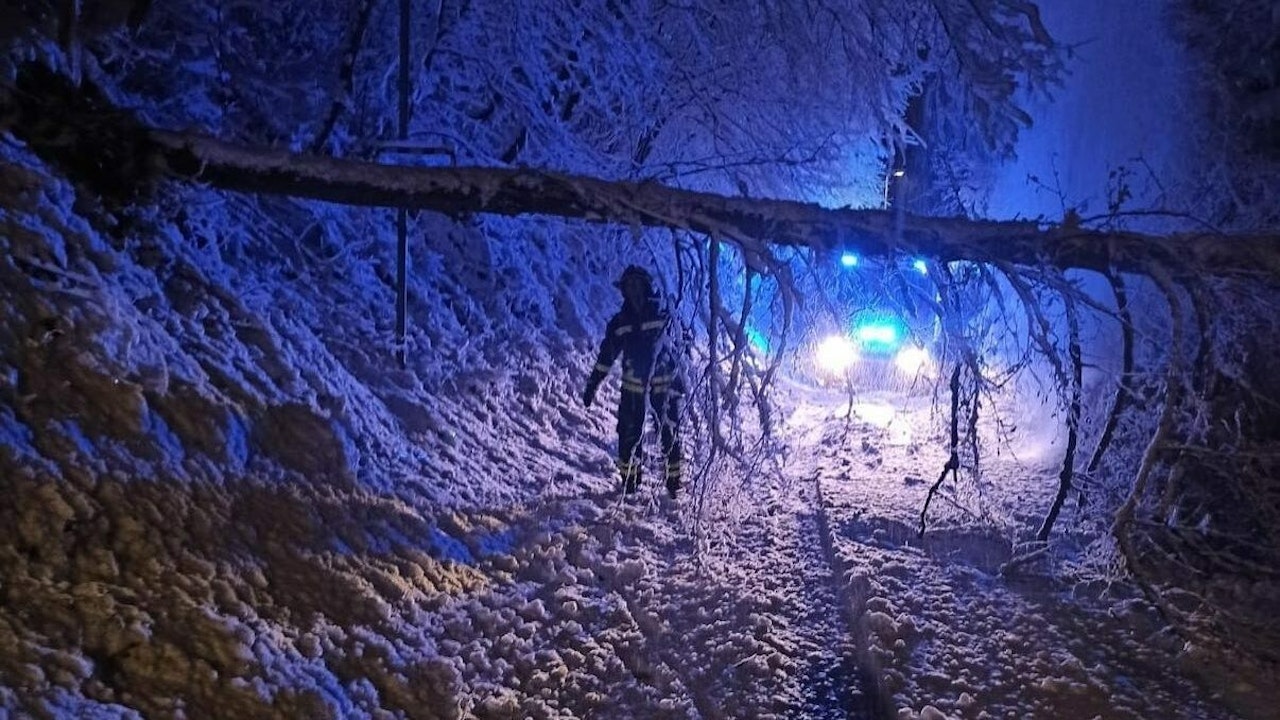 Heute.at - 20 Zentimeter Neuschnee sorgten für Verkehrs-Chaos