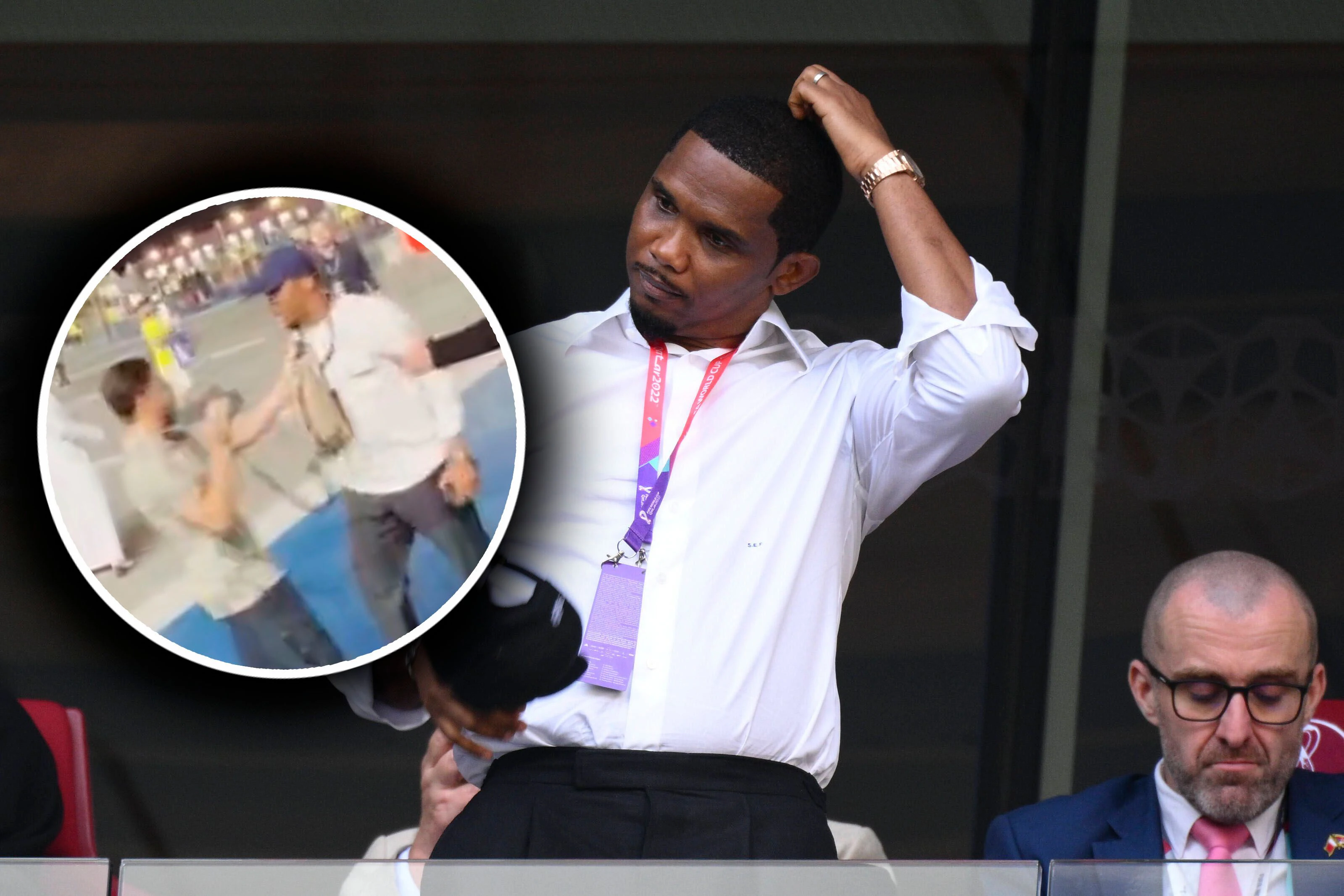 Samuel Eto’o sorgte für einen handfesten Skandal.