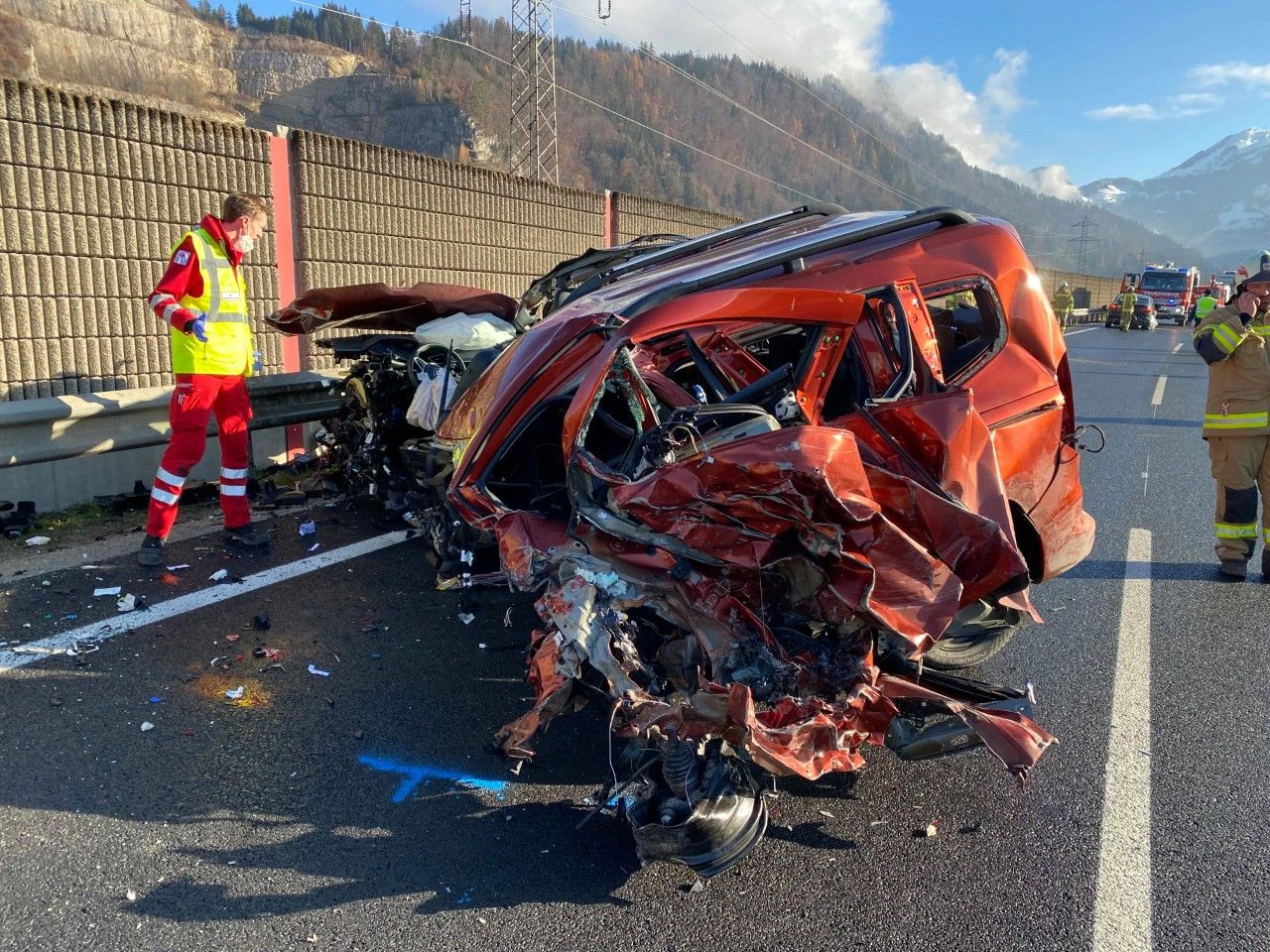 Am Dienstag ereignete sich in Tirol ein schwerer Verkehrsunfall. 