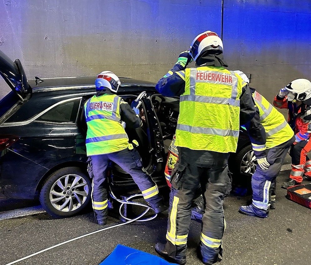 Am Dienstag kam es im Kaisermühlentunnel zu einem schweren Verkehrsunfall.