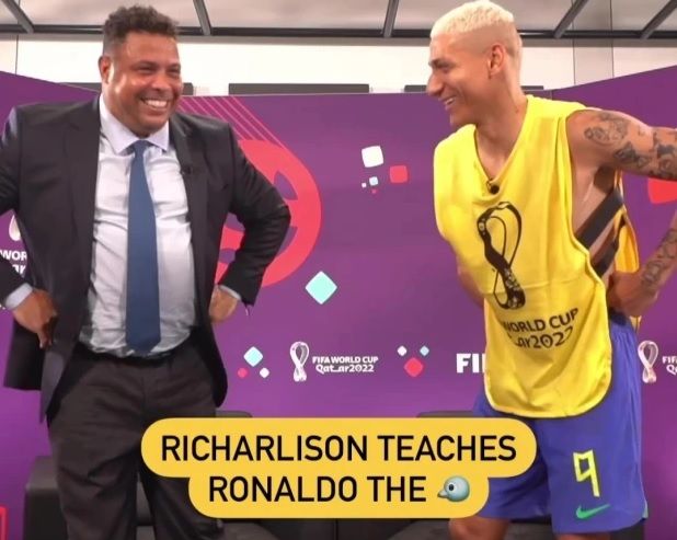 Ronaldo Nazario mit Richarlison.
