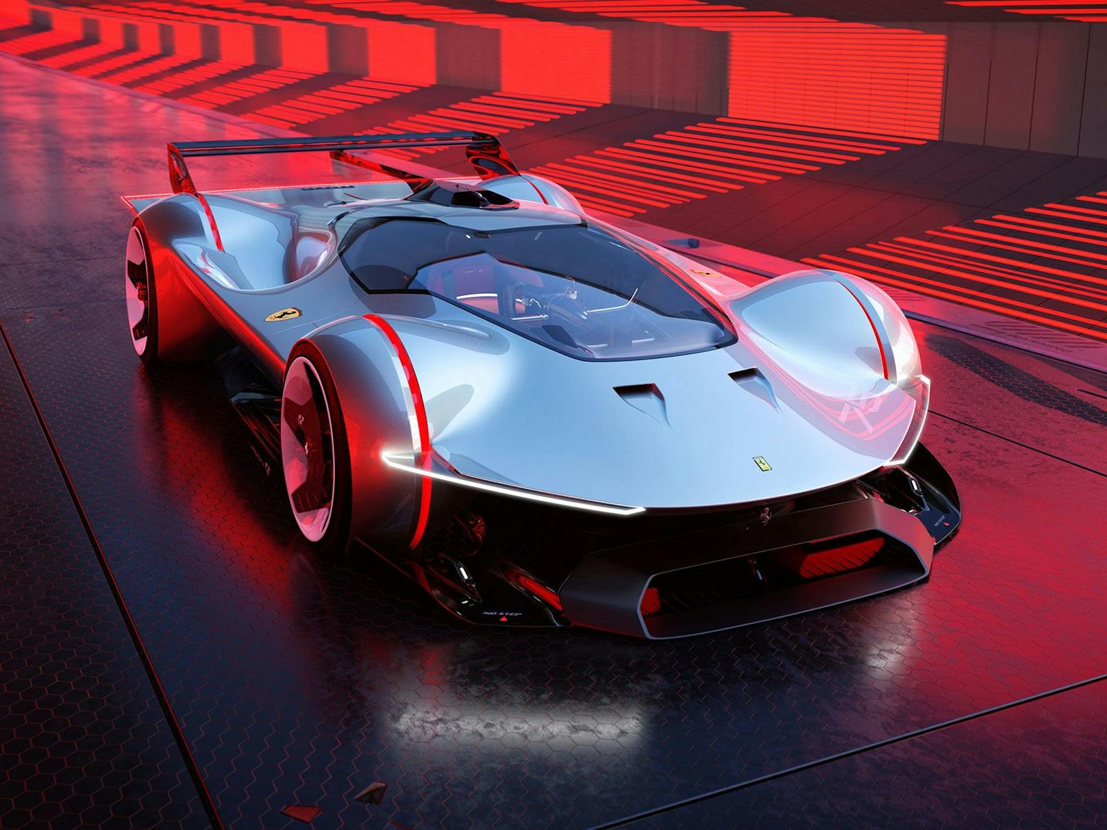 Der Look des Ferrari Vision Gran Turismo ist sehr futuristisch.