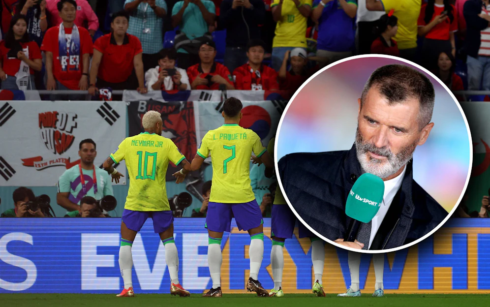 Roy Keane kritisiert den Torjubel der Brasilianer.