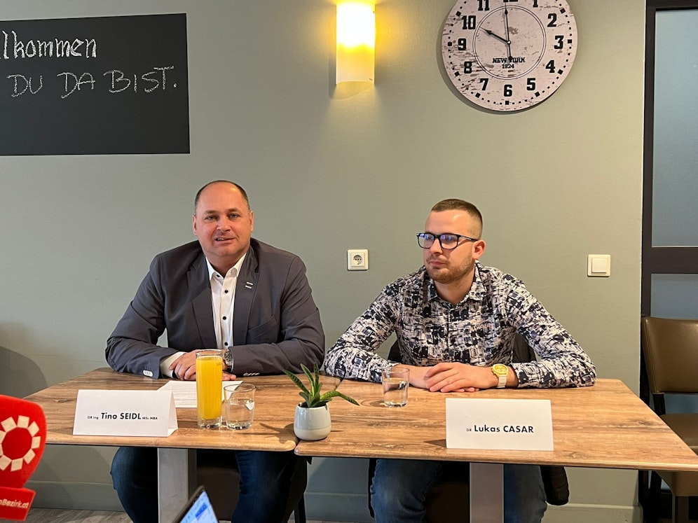 FP-Klubvorsitzender Tino Seidl und Lukas Casar gaben Parteiaustritt bekannt.