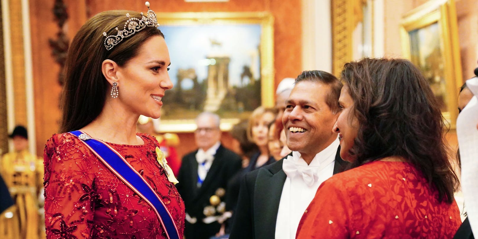 Prinzessin Kate beim Diplomatenempfang im Buckingham Palace.