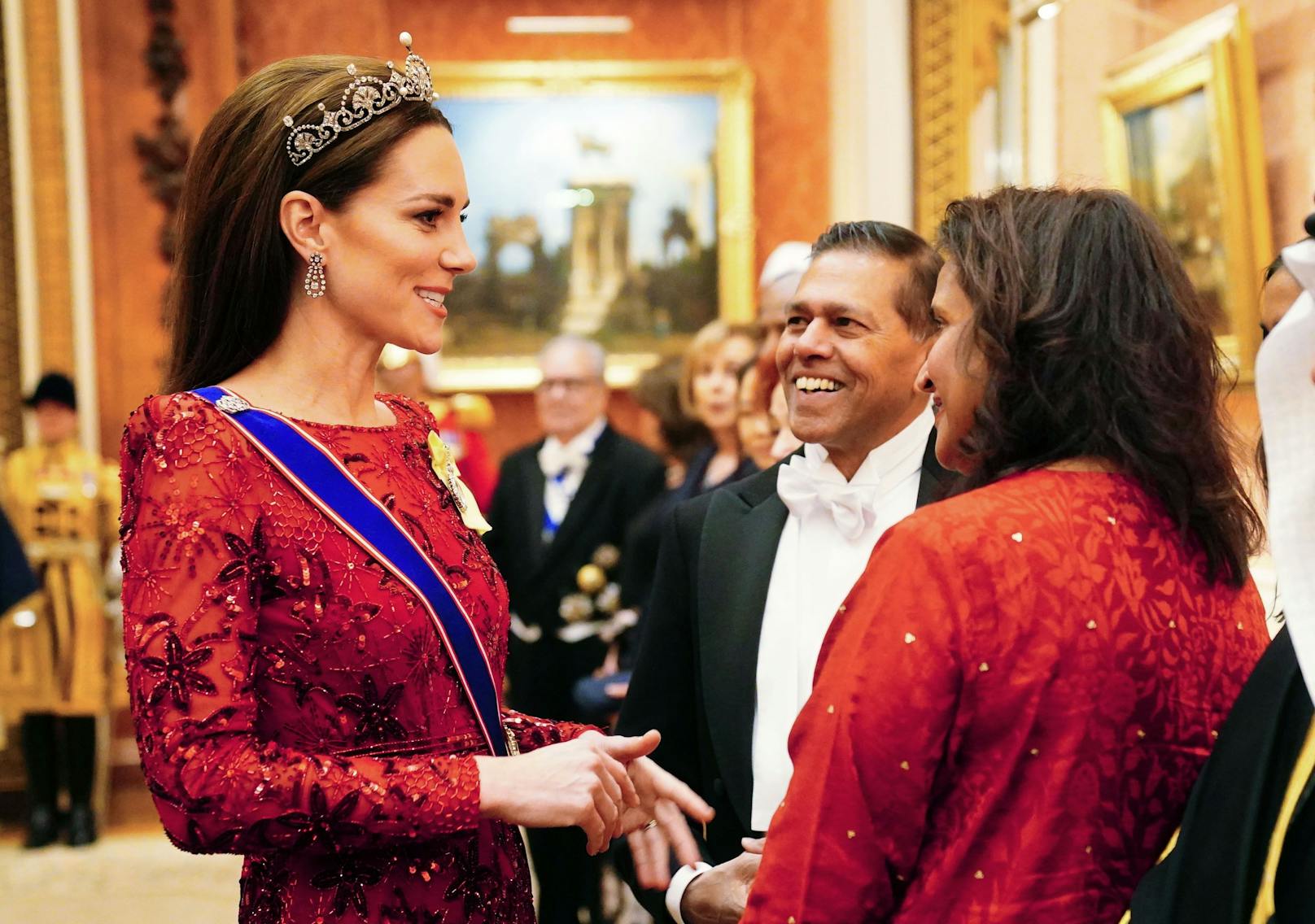 Prinzessin Kate beim Diplomatenempfang im Buckingham Palace.