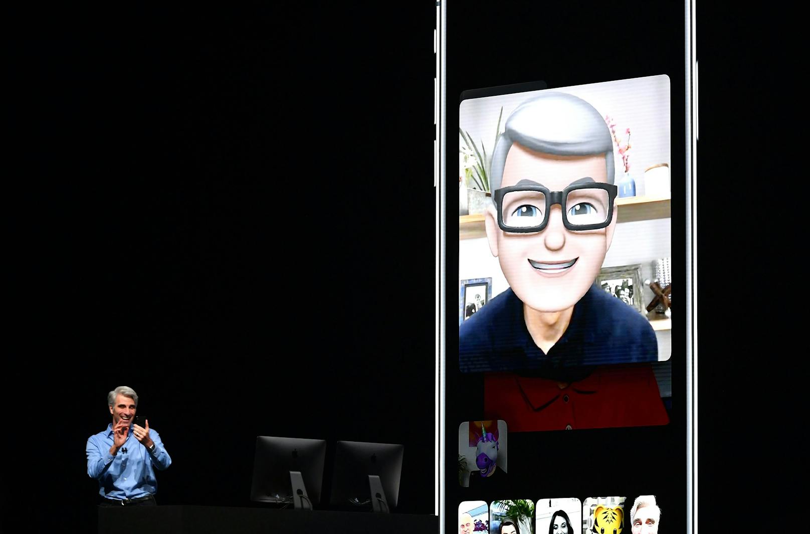 Damit ist WhatsApp aber kein Vorreiter. Schon 2018 hatte Apple-CEO Tim Cook die sogenannten "Memojis" präsentiert.