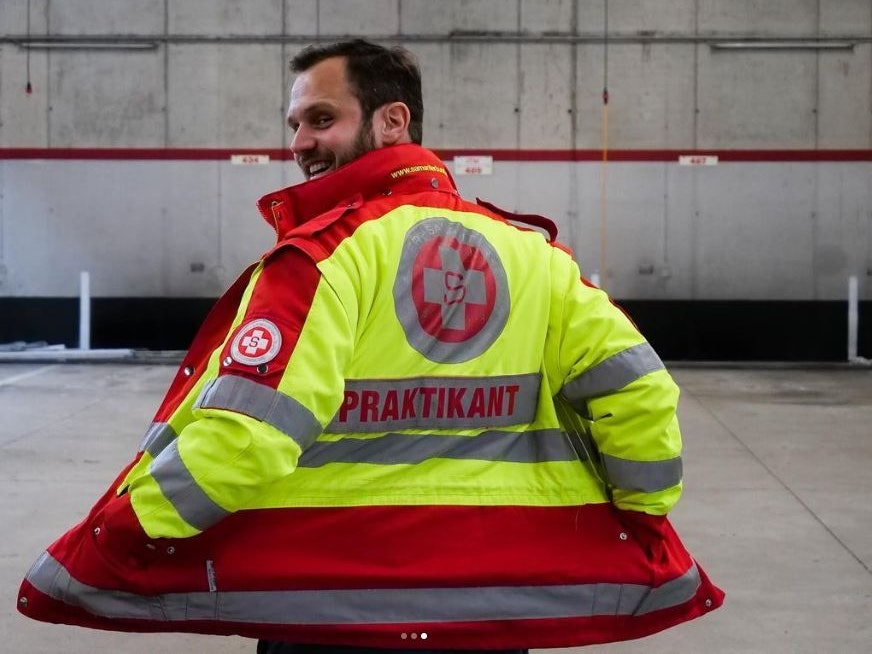 Schnupperte vor kurzem einen Tag beim Samariterbund: Felix Eypeltauer.