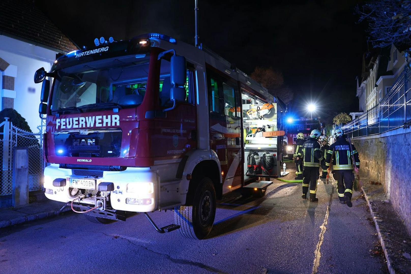 Wohnhausbrand in Hirtenberg