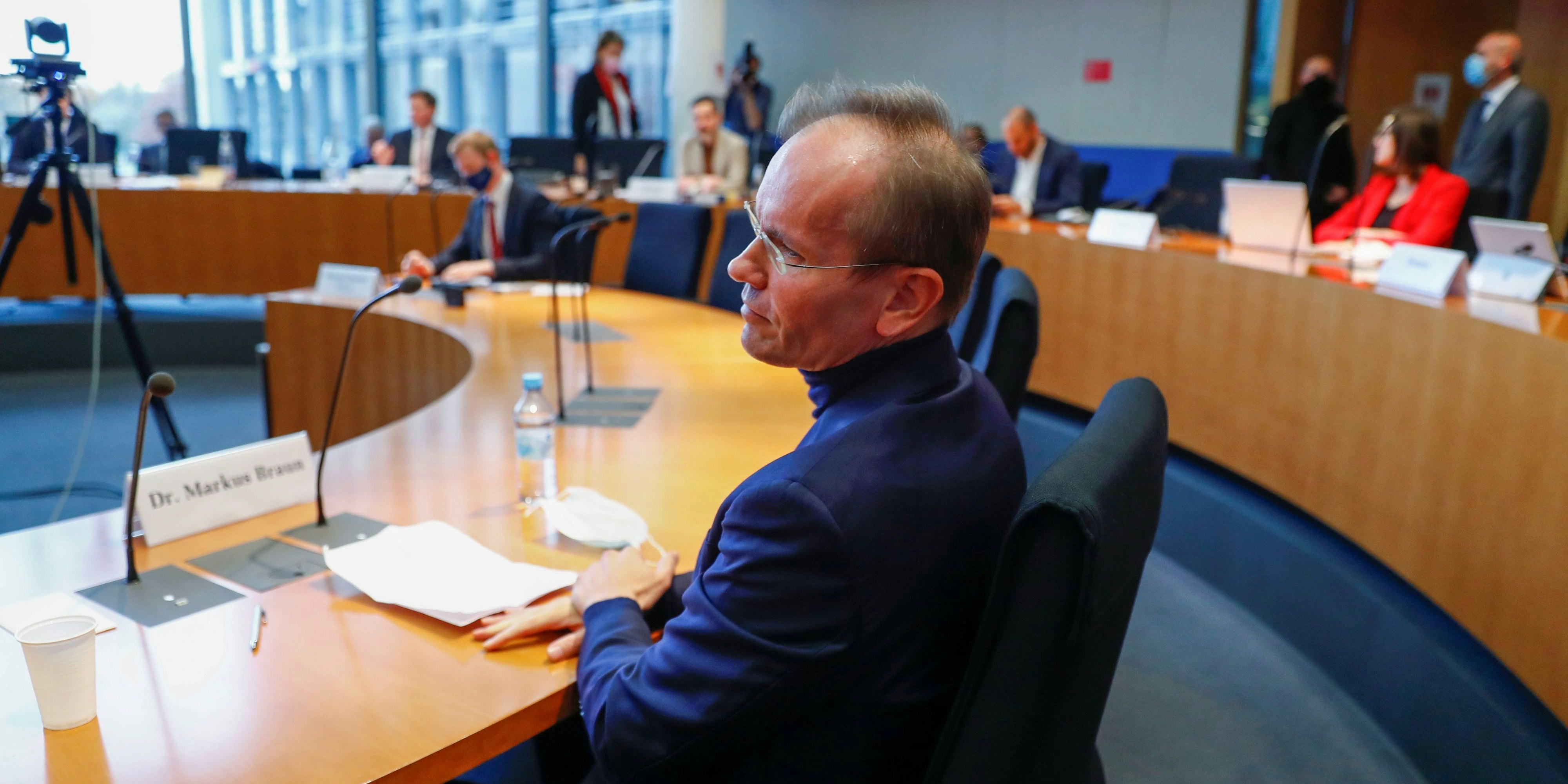 Schon 2022 musste Markus Braun vor dem parlamentarische Untersuchungsausschuss in Deutschland aussagen.