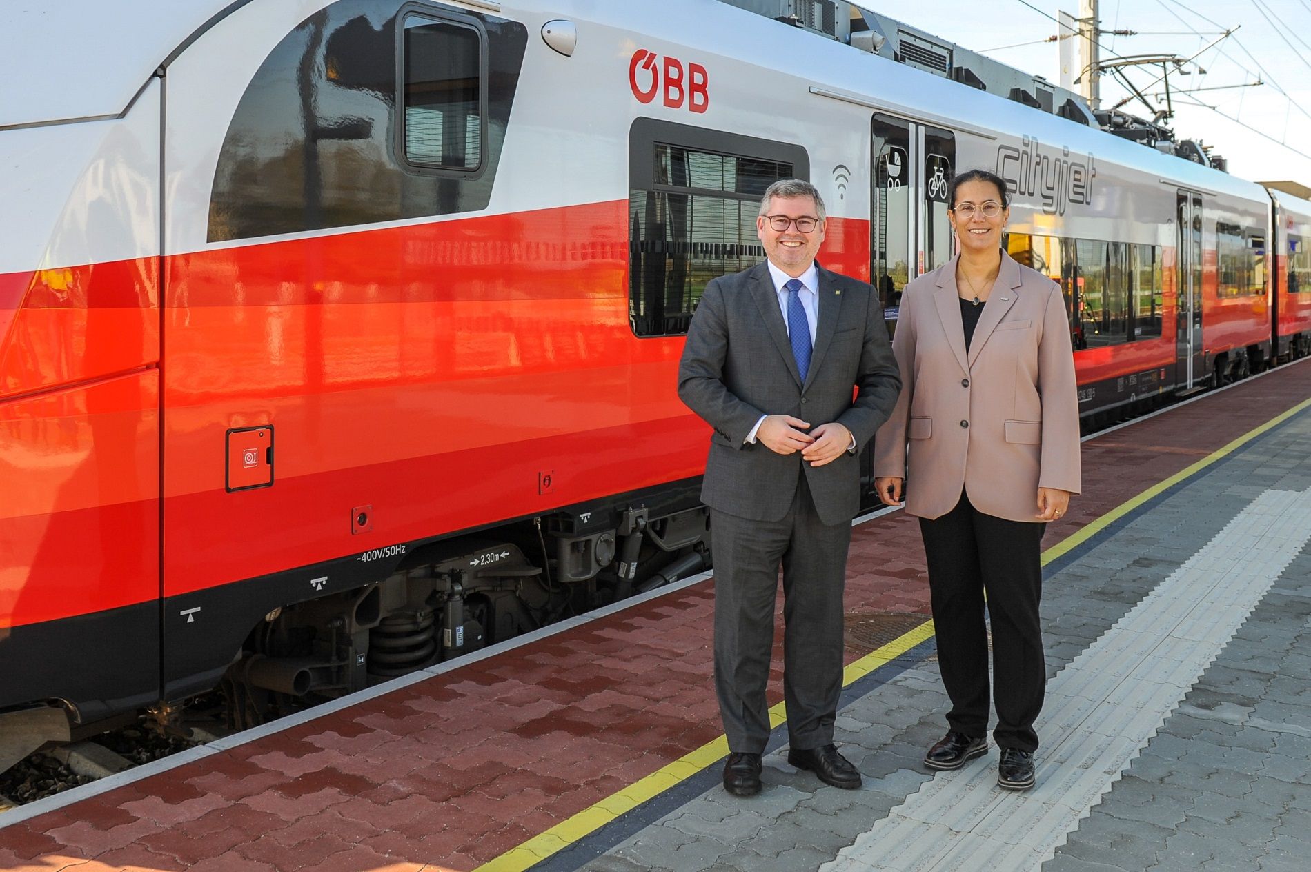 Landesrat Ludwig Schleritzko, ÖBB-Infrastruktur Vorständin Judith Engel