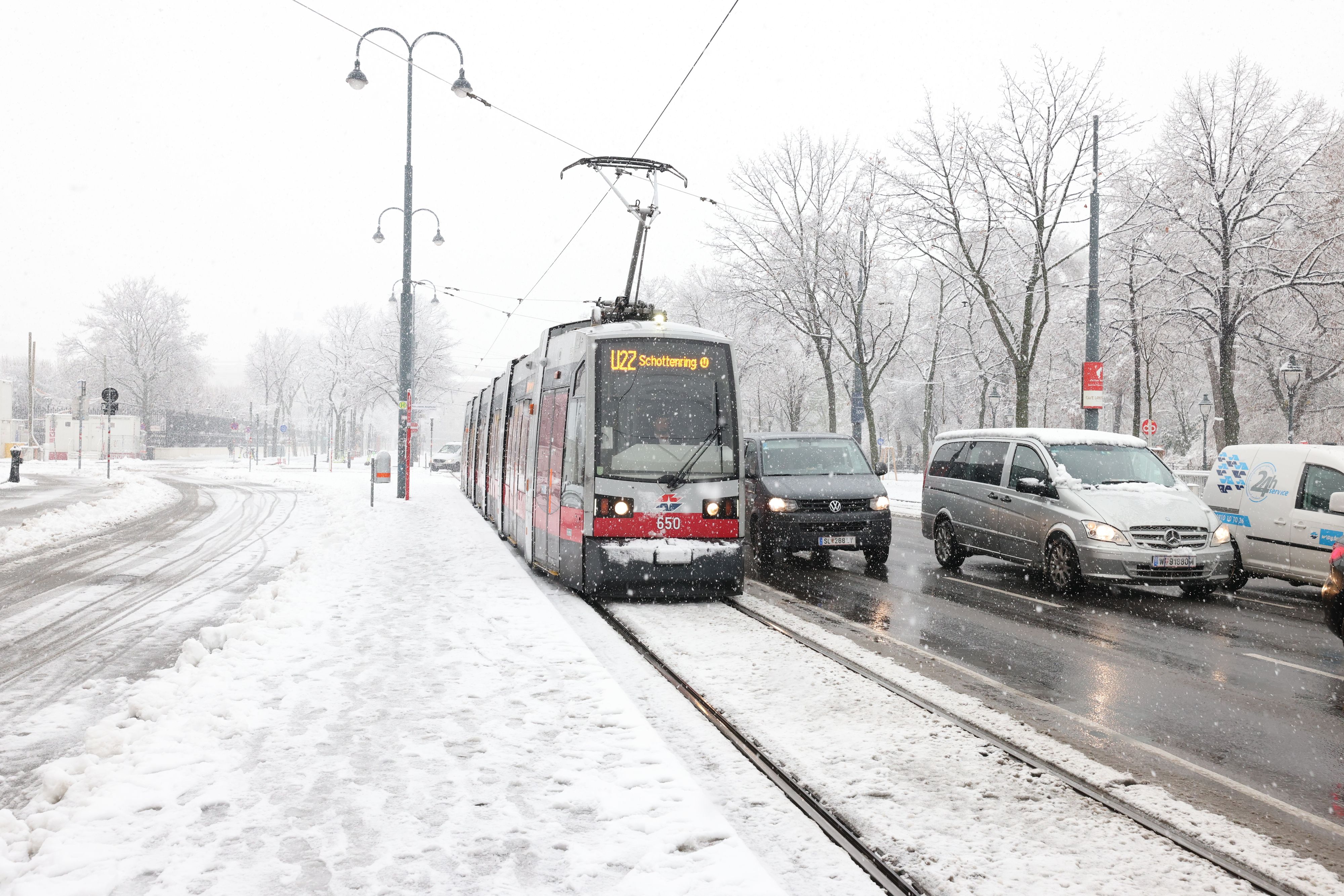 Auch in der Wiener Innenstadt werden vermutlich einige Zentimeter Schnee fallen.