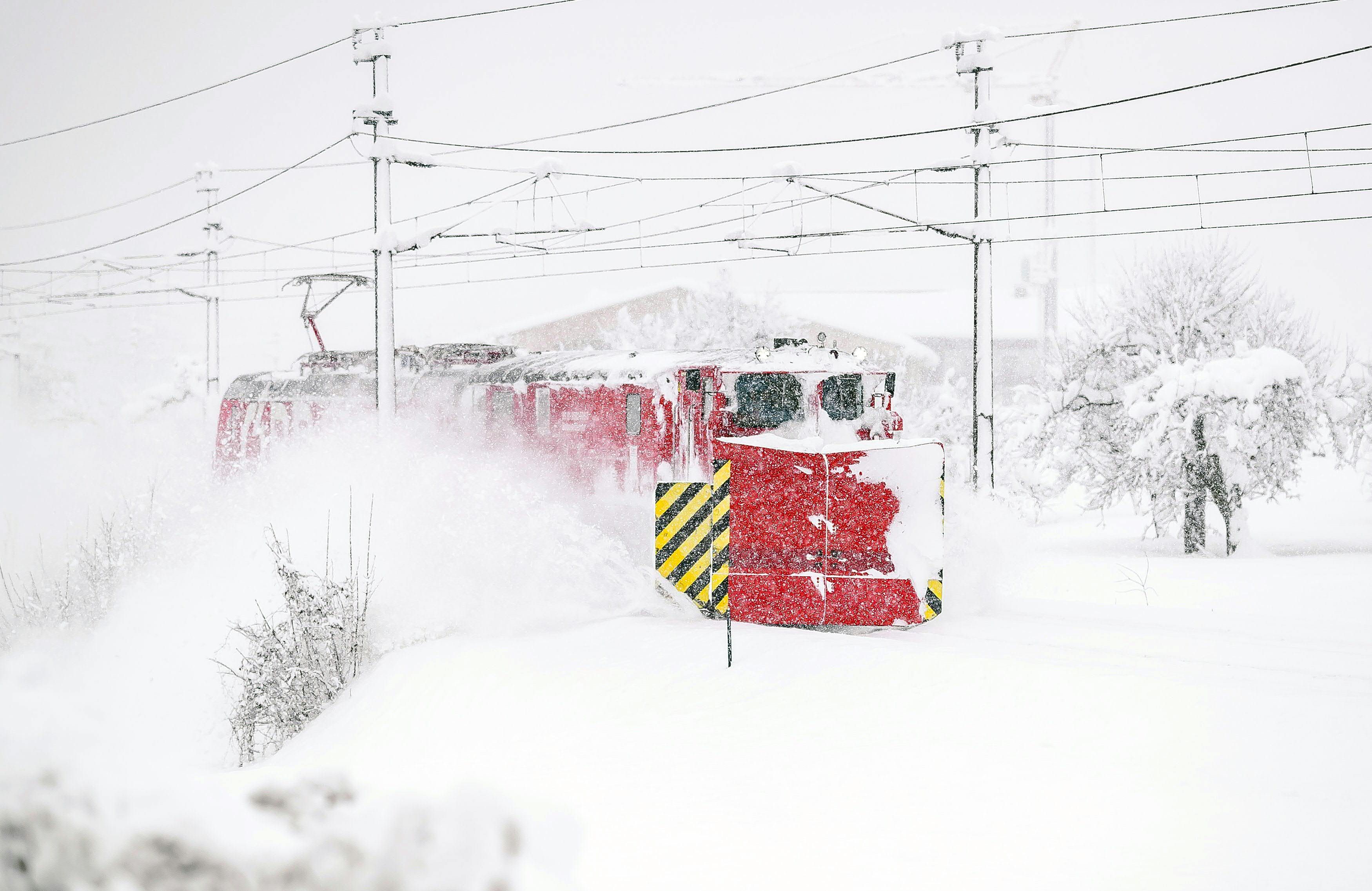 Die ÖBB sind auf Schnee, Eis und tiefe Temperaturen vorbereitet.