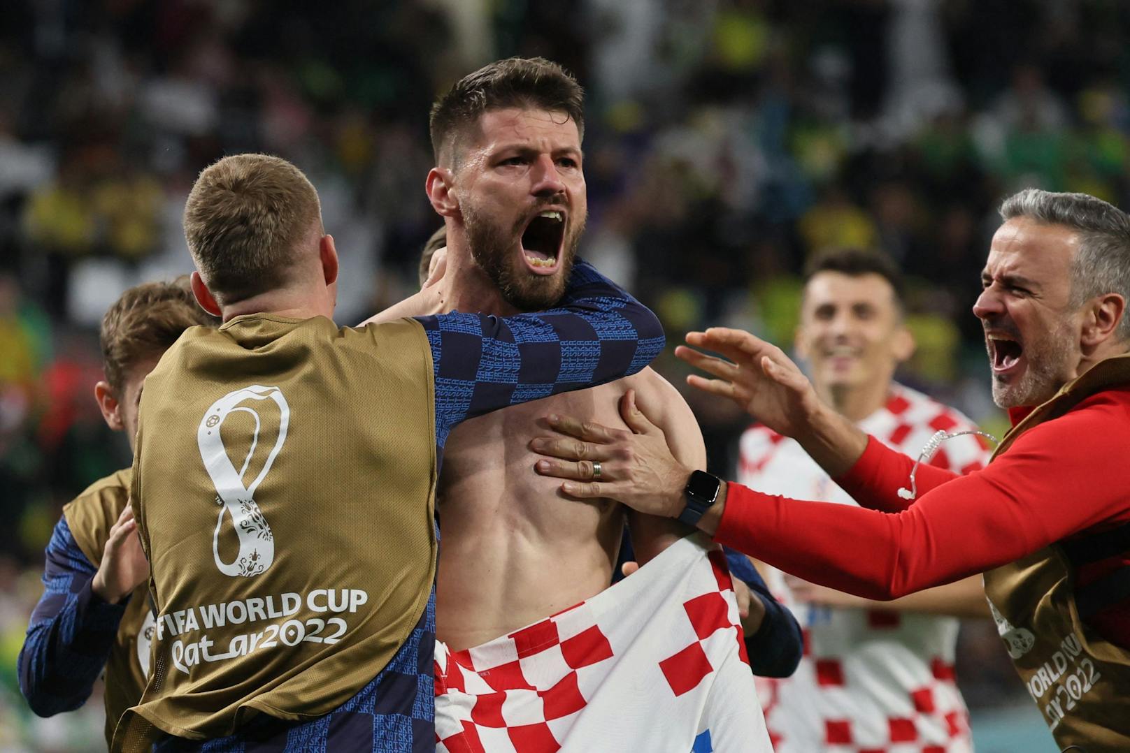 Kroatien siegt gegen Brasilien