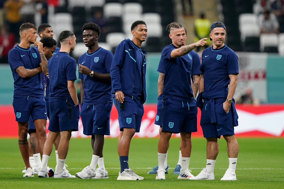 Die England-Stars bereiten sich auf das WM-Duell mit Frankreich vor.