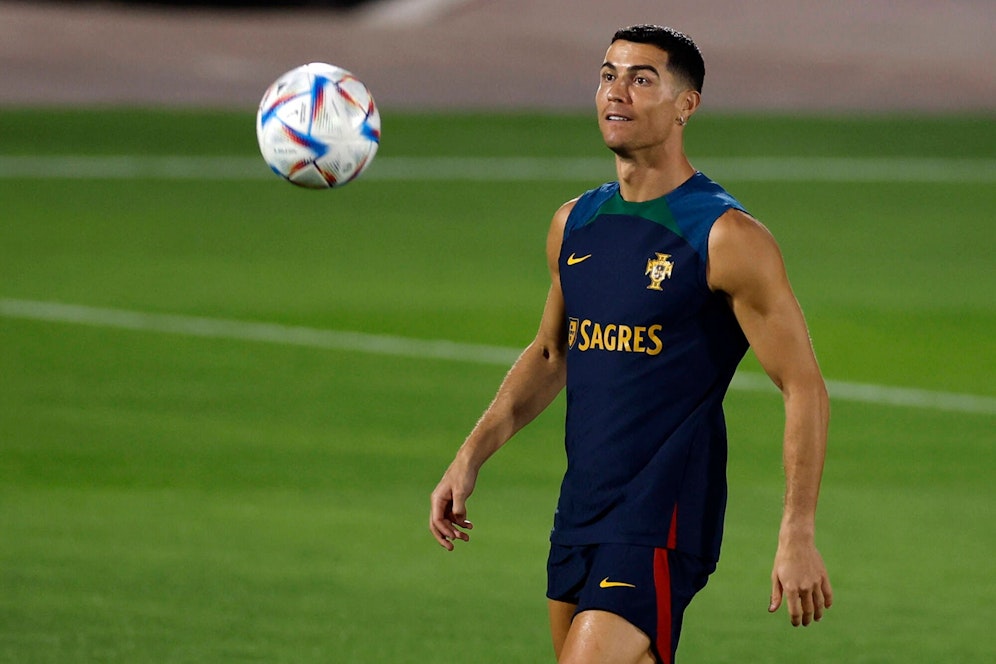 Fußball-Star Cristiano Ronaldo durfte einen Assistenten ins portugiesische Teamcamp mitnehmen. 