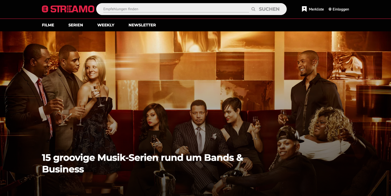 Streamo: Nützliche Streaming-Tipps statt verstaubtes TV-Programm.