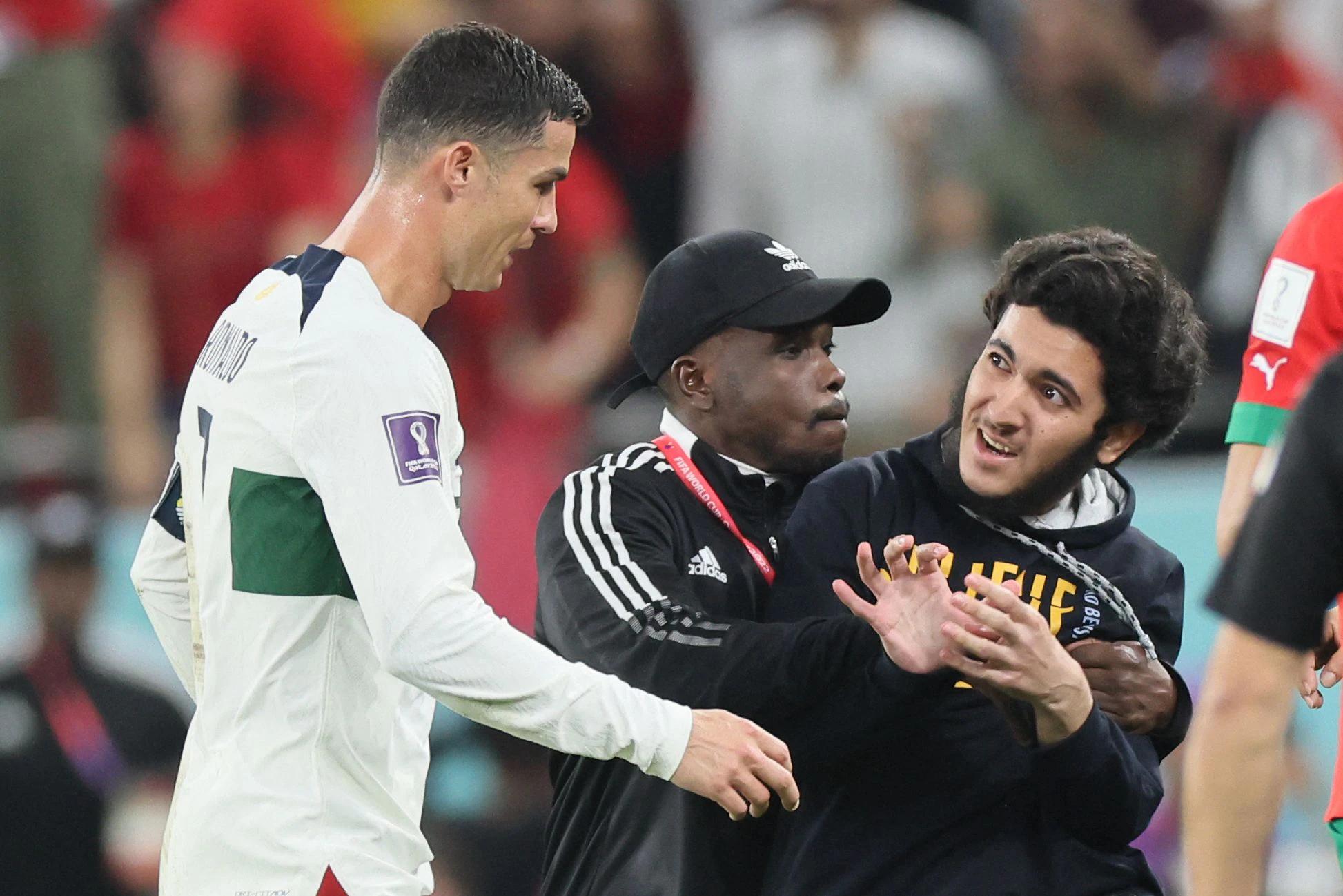 Ein Flitzer wollte zu Ronaldo