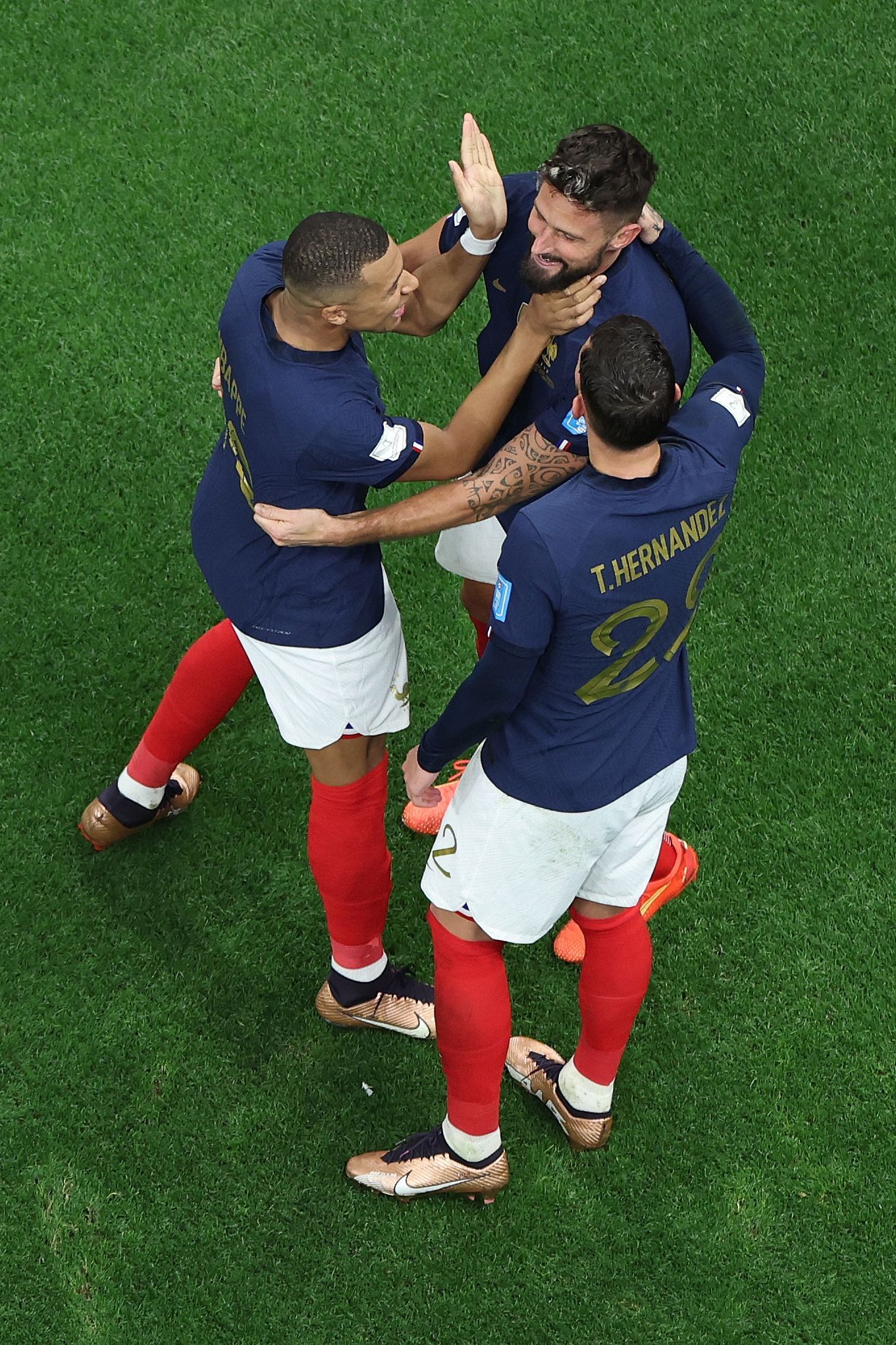 Kylian Mbappé jubelt 