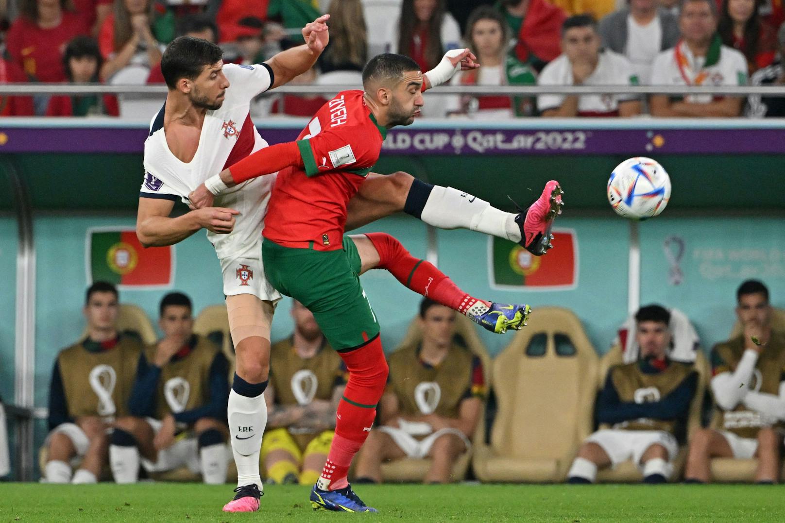 WM-Viertelfinale: Marokko gegen Portugal - die besten Bilder!