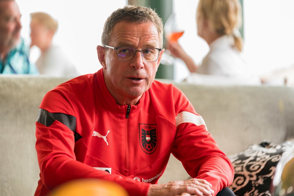 ÖFB-Teamchef Ralf Rangnick musste gleich zwei Termine absagen. 