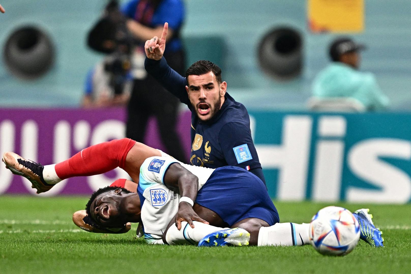 WM-Viertelfinale: Frankreich gegen England - die besten Bilder