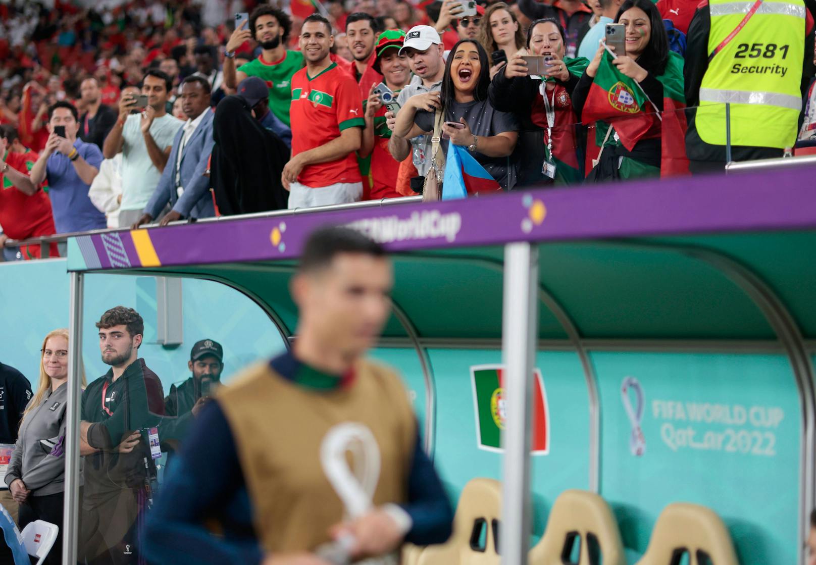 Cristiano Ronaldo schmort auch im Viertelfinale auf der Bank.