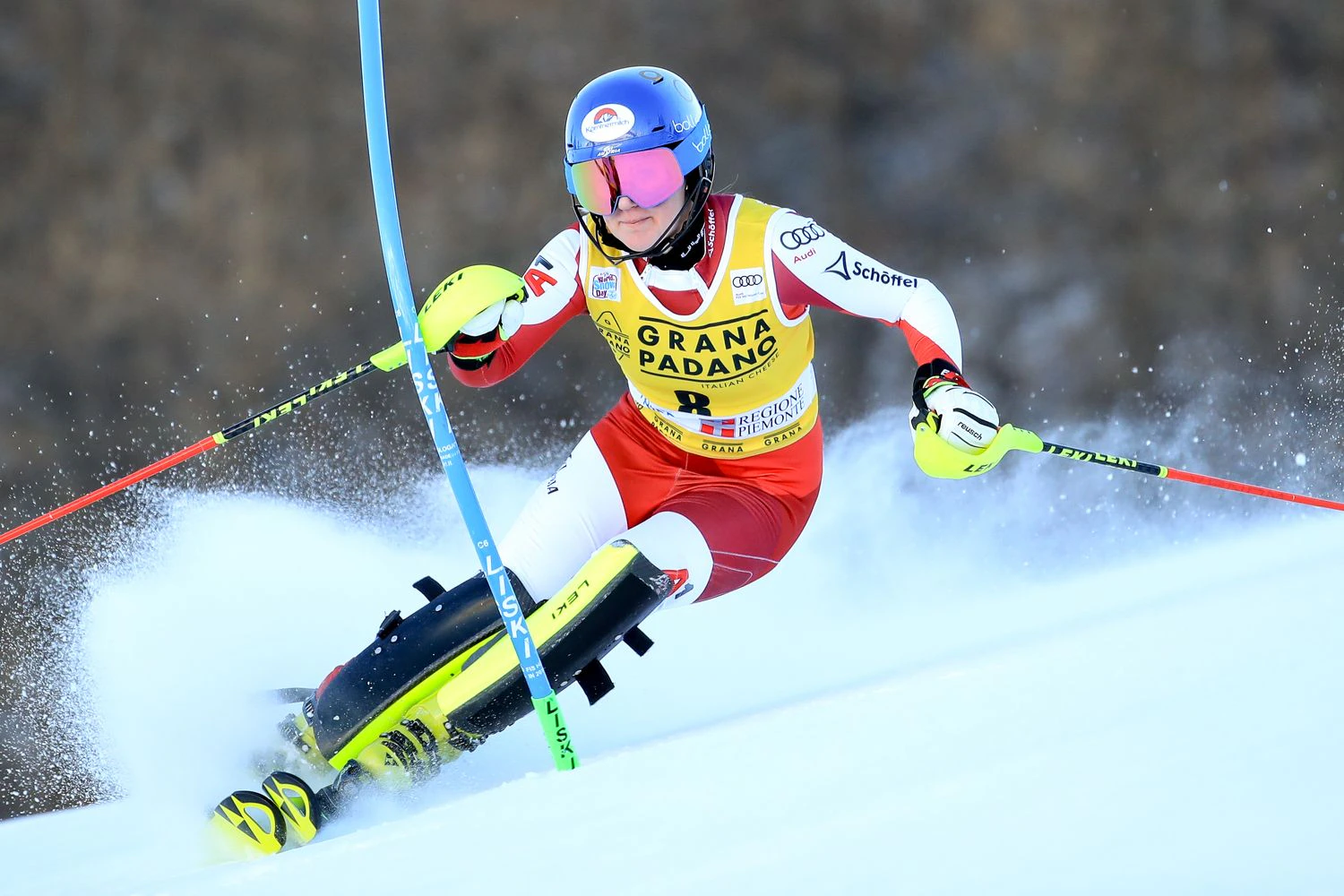 Katharina Truppe in Val d'Isere.