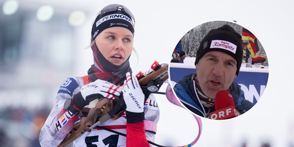 Anna Gandler und ORF-Experte Christoph Sumann.