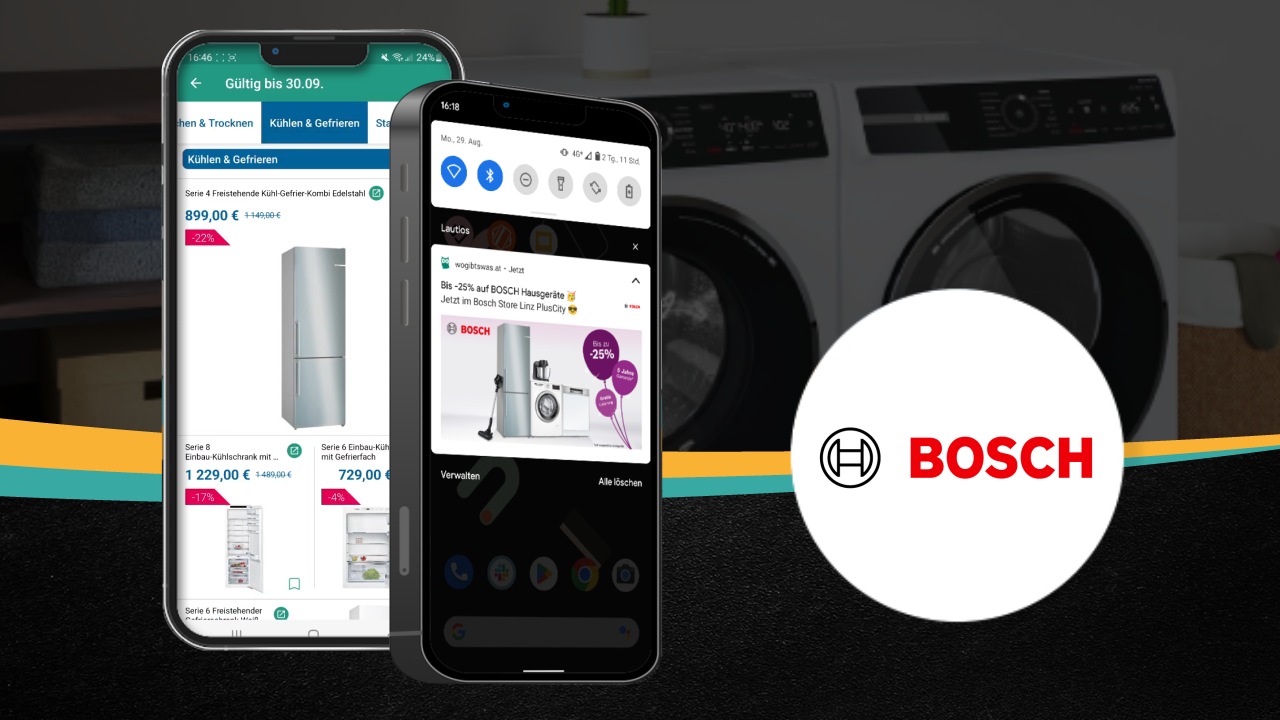 Bosch Jubiläums-Kampagne von Offerista: Mit interaktivem Werbeformat zu hoher Awareness.