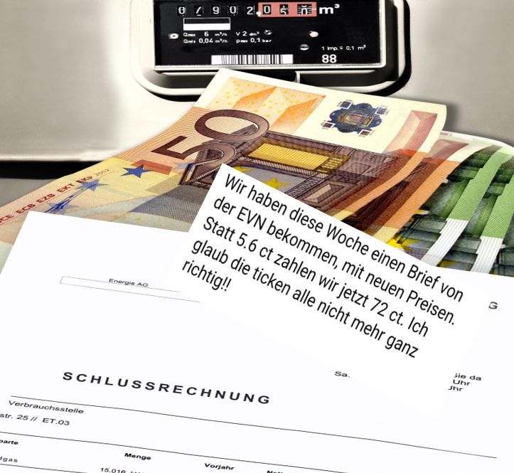 Die Energiekosten haben sich verdreifacht.