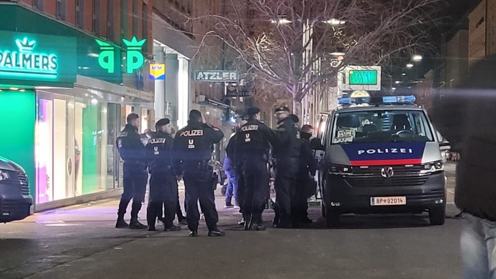 Polizeieinsatz beim Reumannplatz
