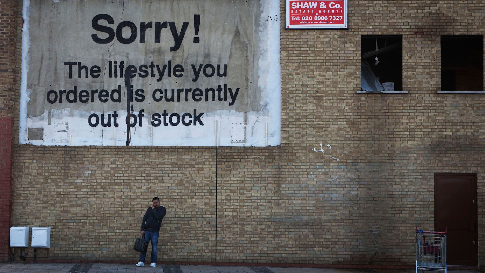 Banksy-Bild in London