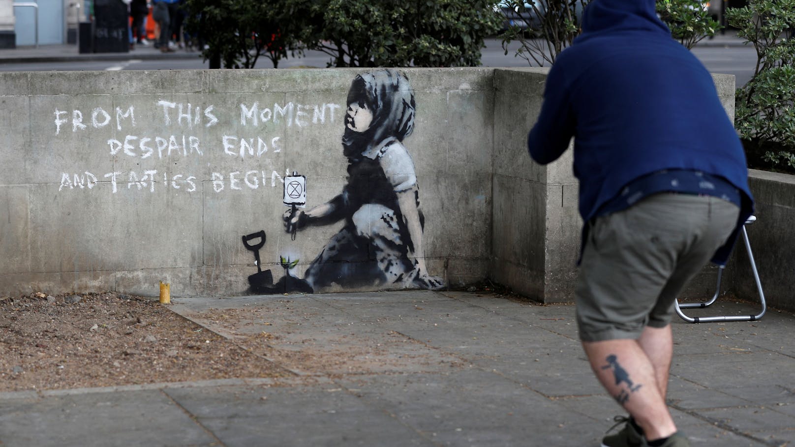 Banksy-Bild in London