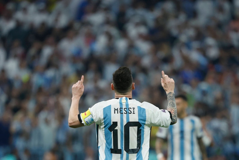 Lionel Messi lässt seine Argentinier jubeln.