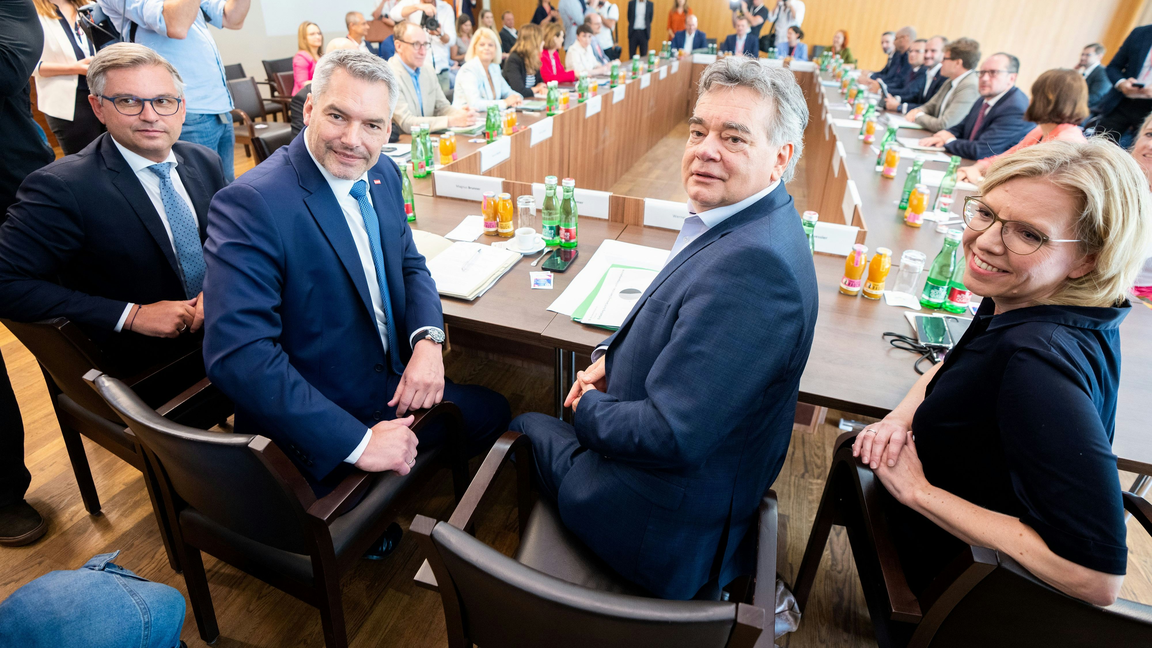 Der Sommerministerrat fand Ende Juli im Hotel Schlosspark Mauerbach statt.