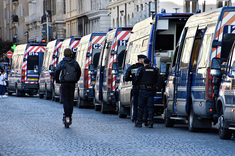 Die französische Polizei rüstet sich für das WM-Halbfinale.
