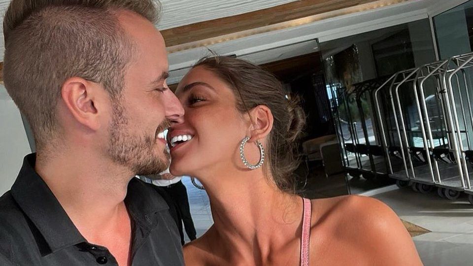 Julian Claßen und Tanja Makaric im Liebesurlaub.