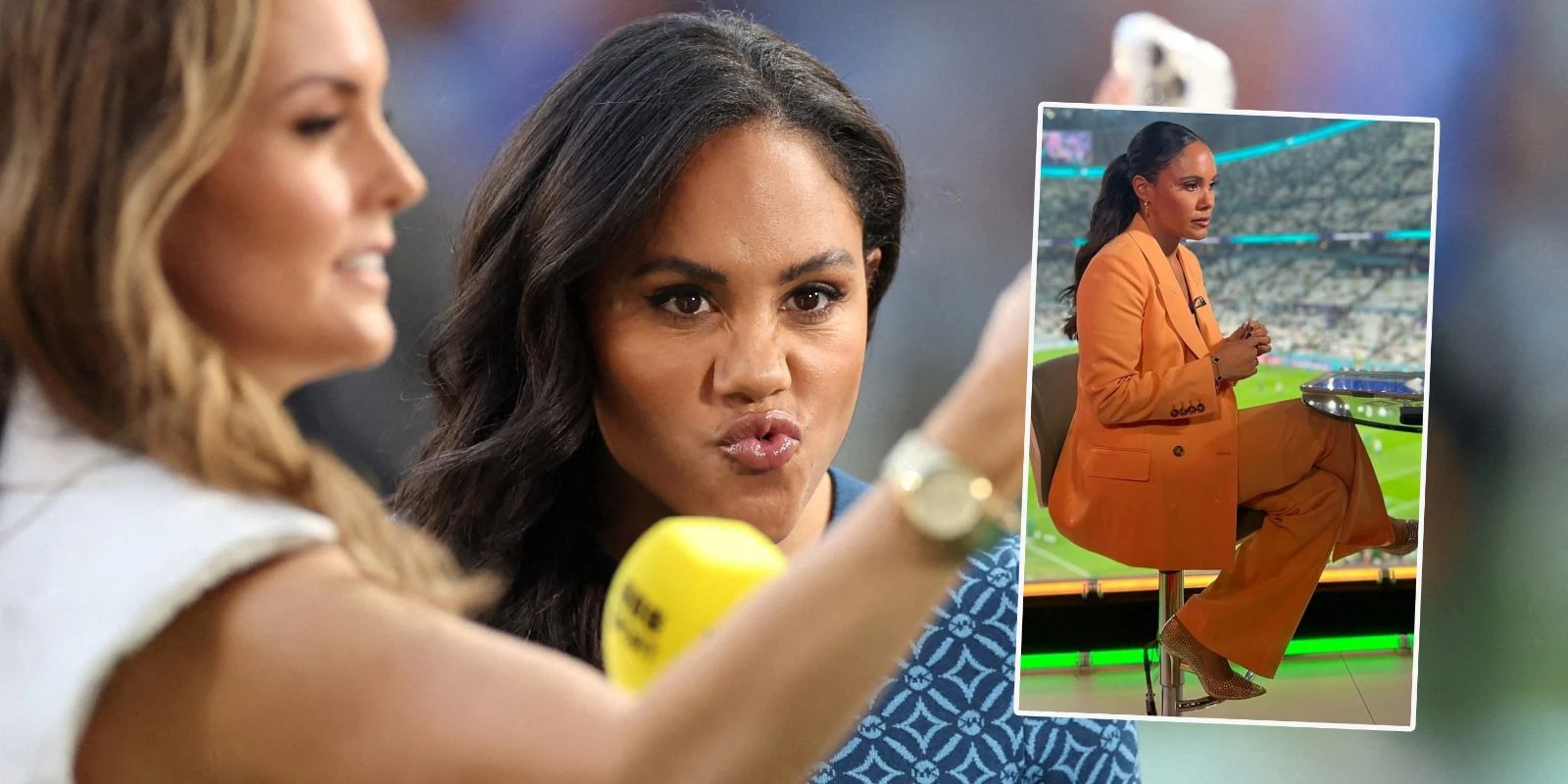 Alex Scott sorgt für Outfit-Wirbel