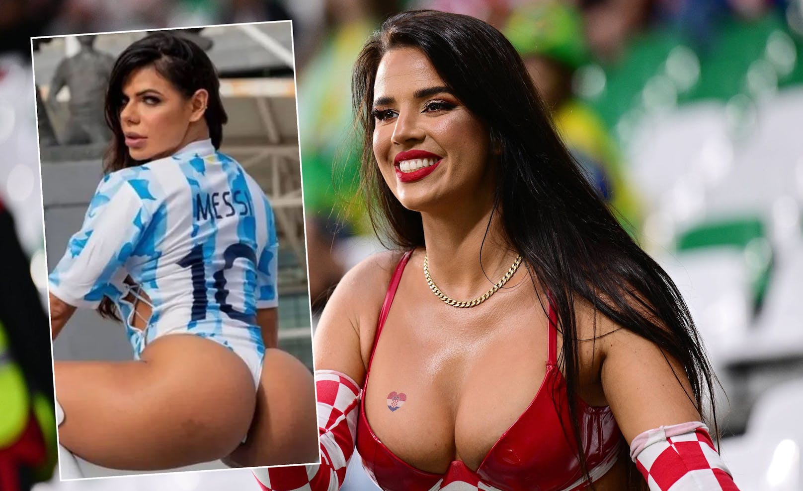 Schwere Geschütze! Messi-Super-Fan gegen Miss Kroatien