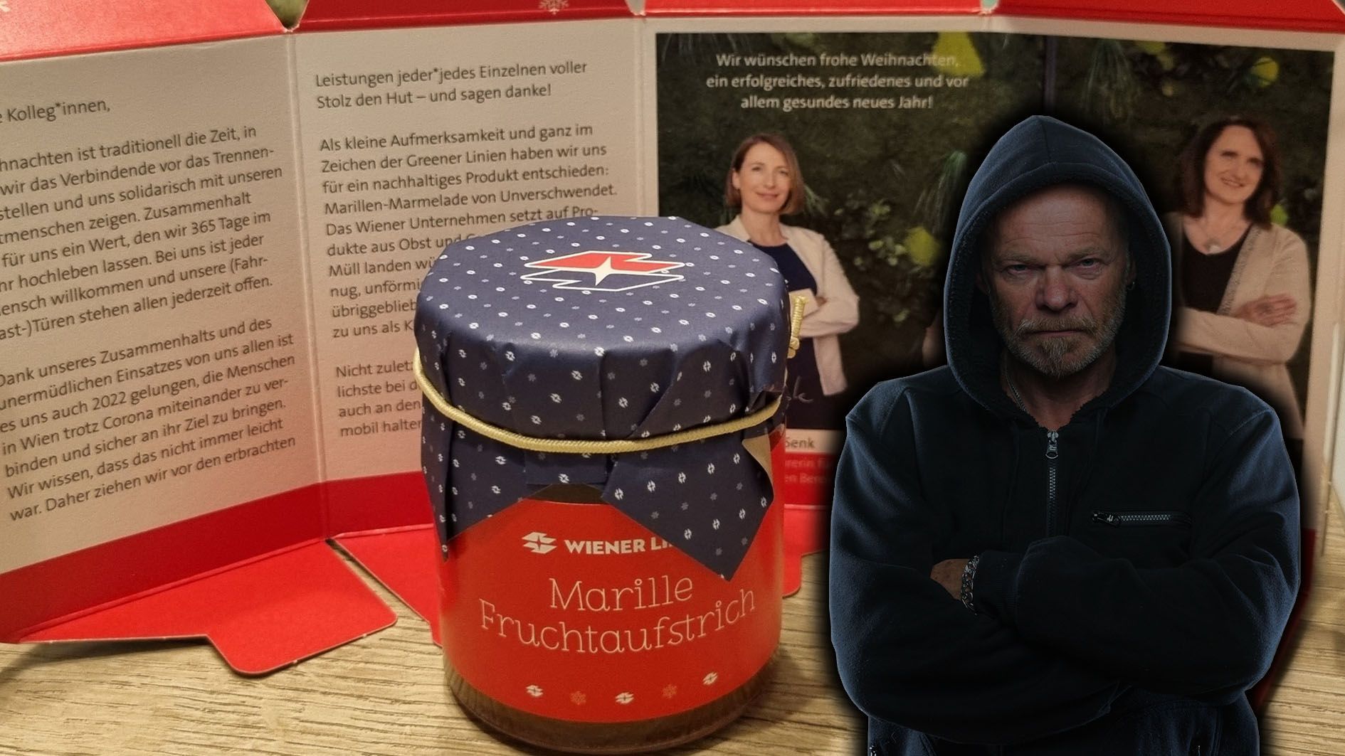 Ein Bim-Fahrer ist enttäuscht von seinem Weihnachtsgeschenk.