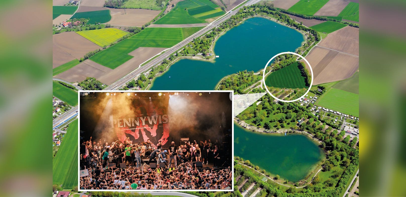Im Grünen am Ufer des Linzer Pichlinger Sees findet 2023 zum ersten Mal das punkige SBÄM Fest statt.