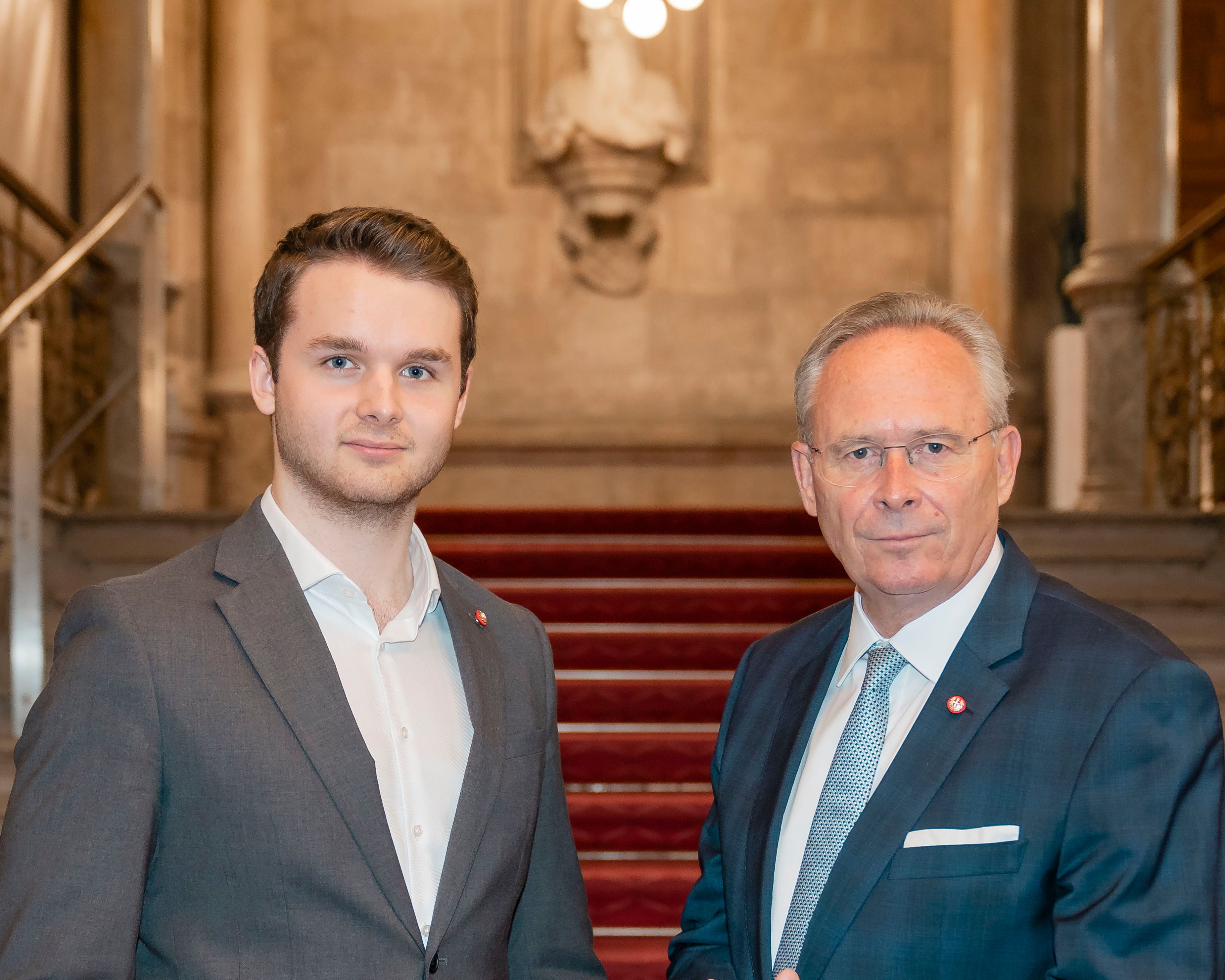 ÖVP-Bildungssprecher Harald Zierfuß und Landesparteiobmann der Wiener Volkspartei, Stadtrat Karl Mahrer