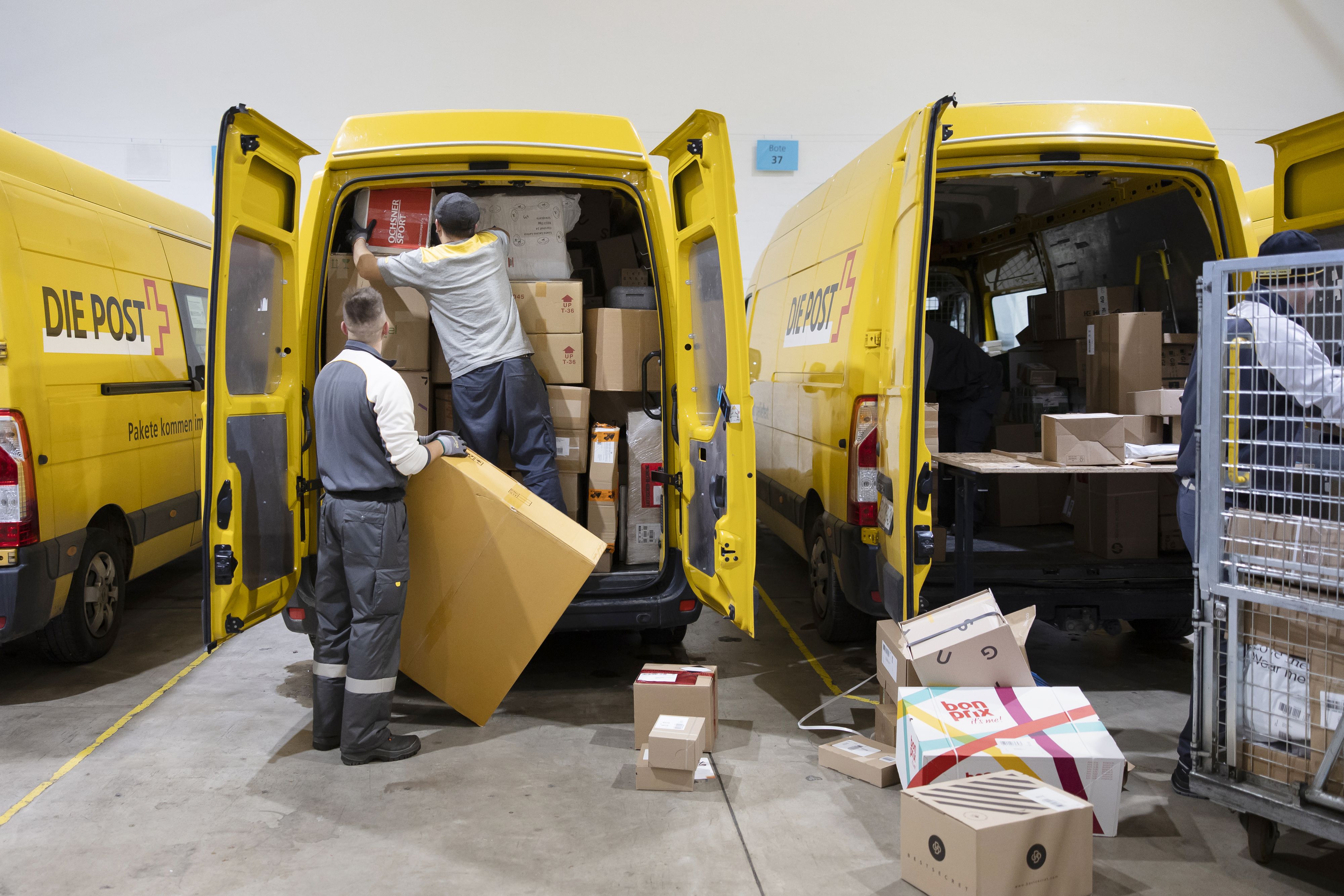 Weihnachten 2022: Post transportierte 1,3 Millionen Pakete an einem einzigen Tag.