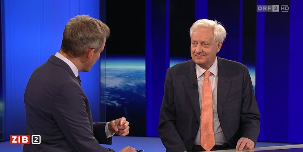 IHS-Chef Klaus Neusser (rechts) zu Gast in der 